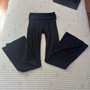 sportsgirl fold over flare leggings